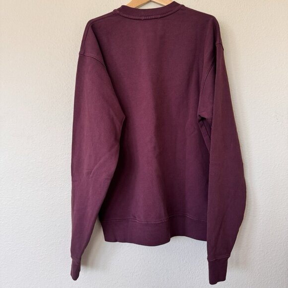 Madhappy Sweatshirt Womens Small Purple Crewneck Bubble Letters Snapchat - Picture 11 of 11